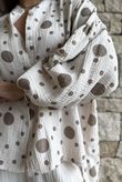 Hush Pillow Cotton Spot On Nero Boyfriend Shirt Calico
